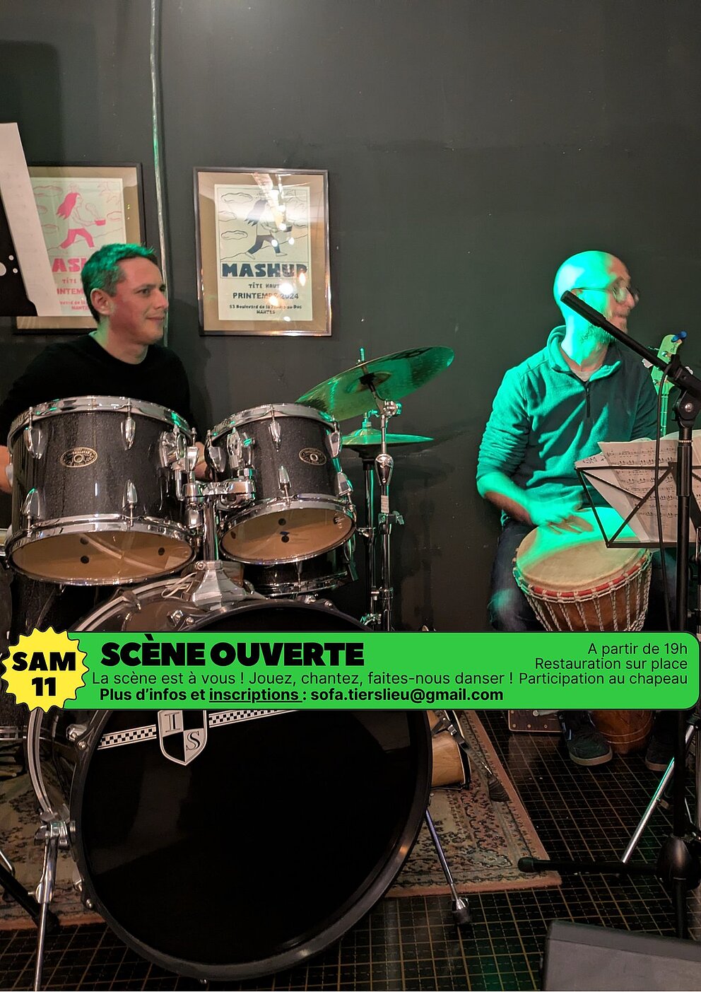 Scène ouverte - Samedi 11 avril !