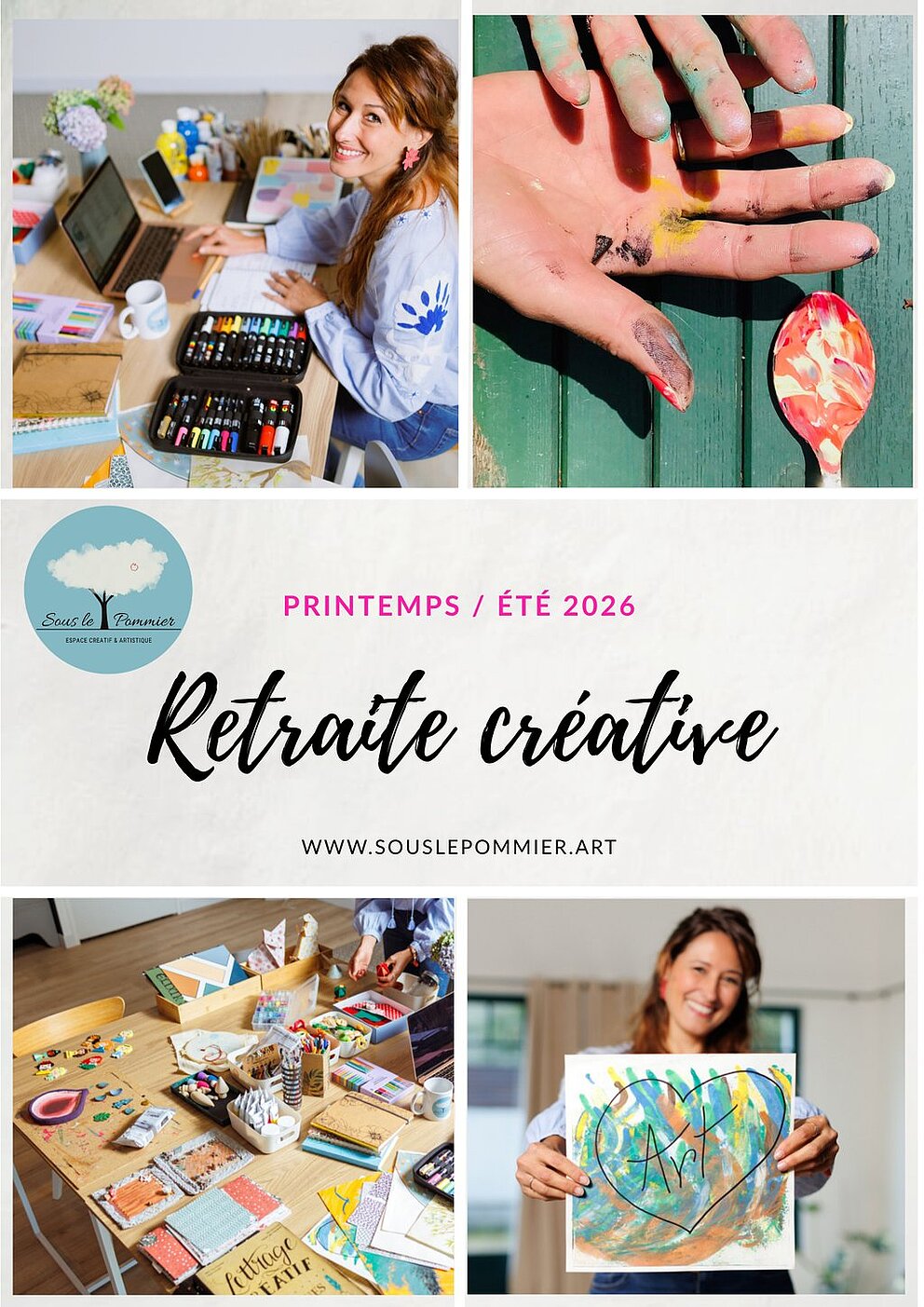 Retraite créative 3 jours - Sous le Pommier