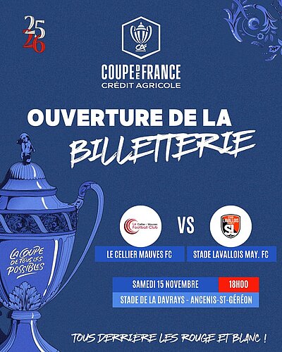 7e tour de Coupe de France : ouverture de la billetterie