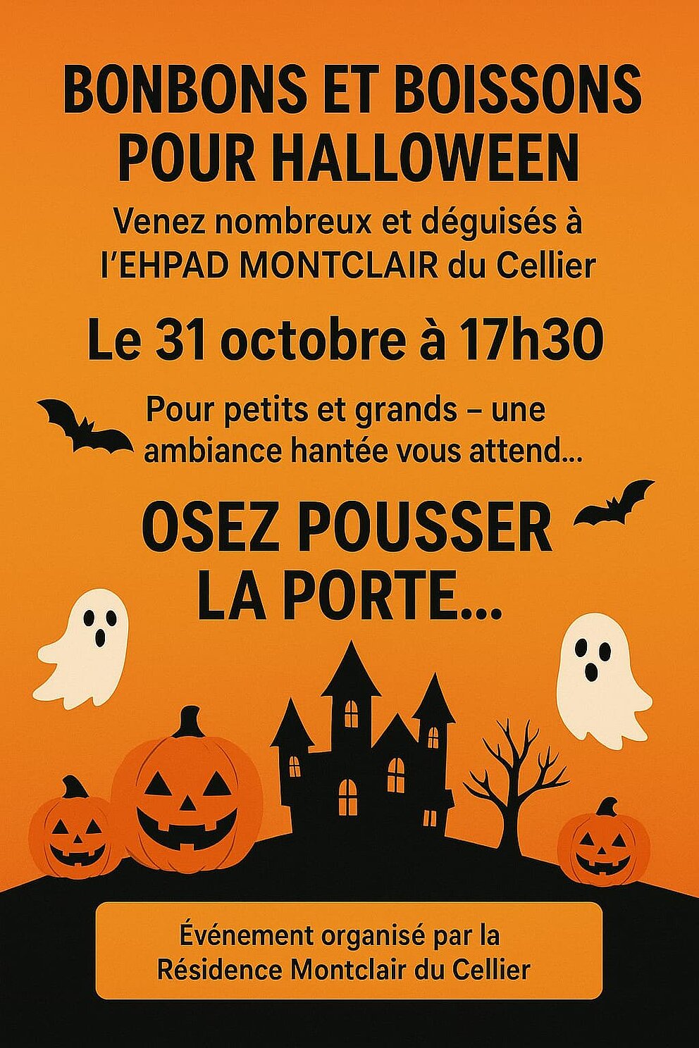 Halloween à l'EHPAD Montclair