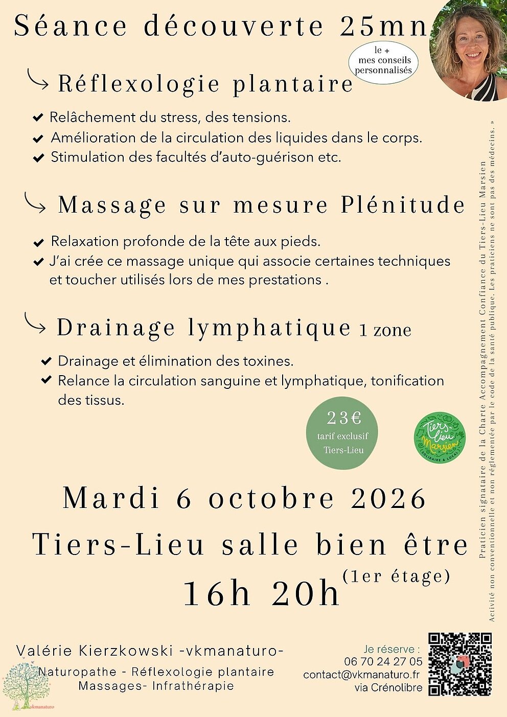 Séance découverte bien-être à tarif solidaire au Tiers-Lieu