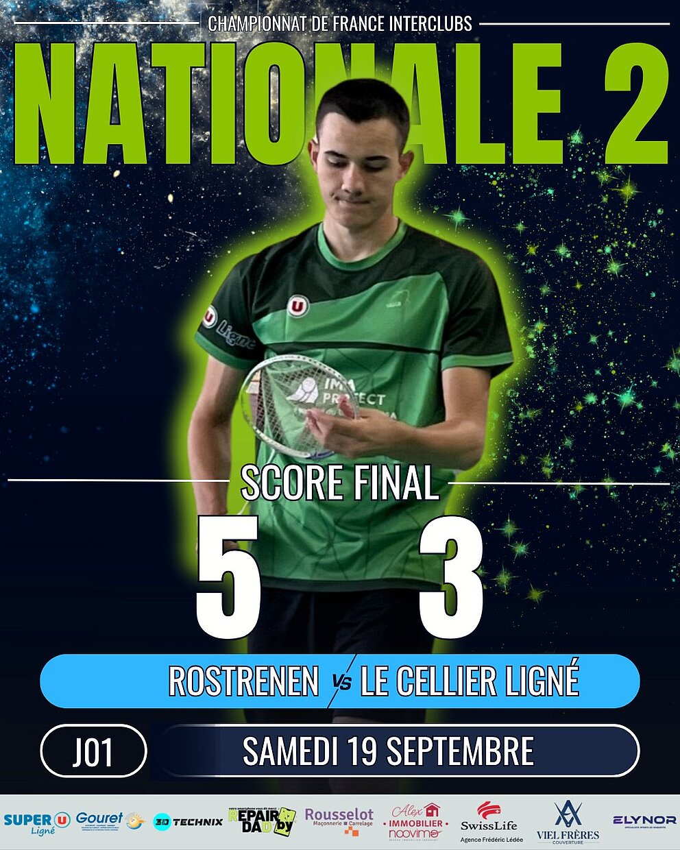 🏸 Une première journée qui donne déjà envie de voir la suite !