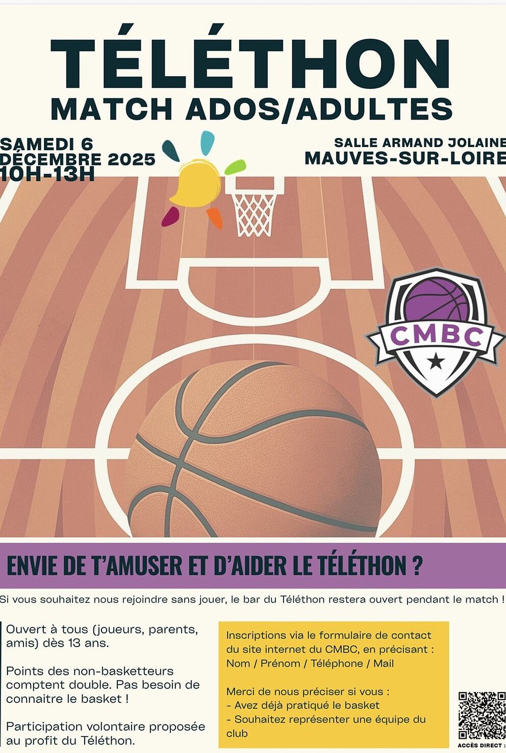 Téléthon avec le CMBC