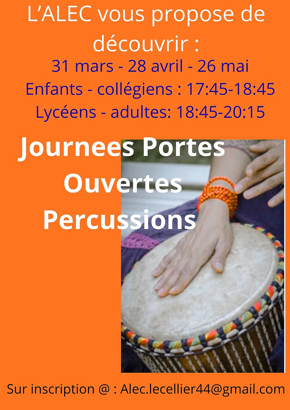 Journée Portes Ouvertes Djembé