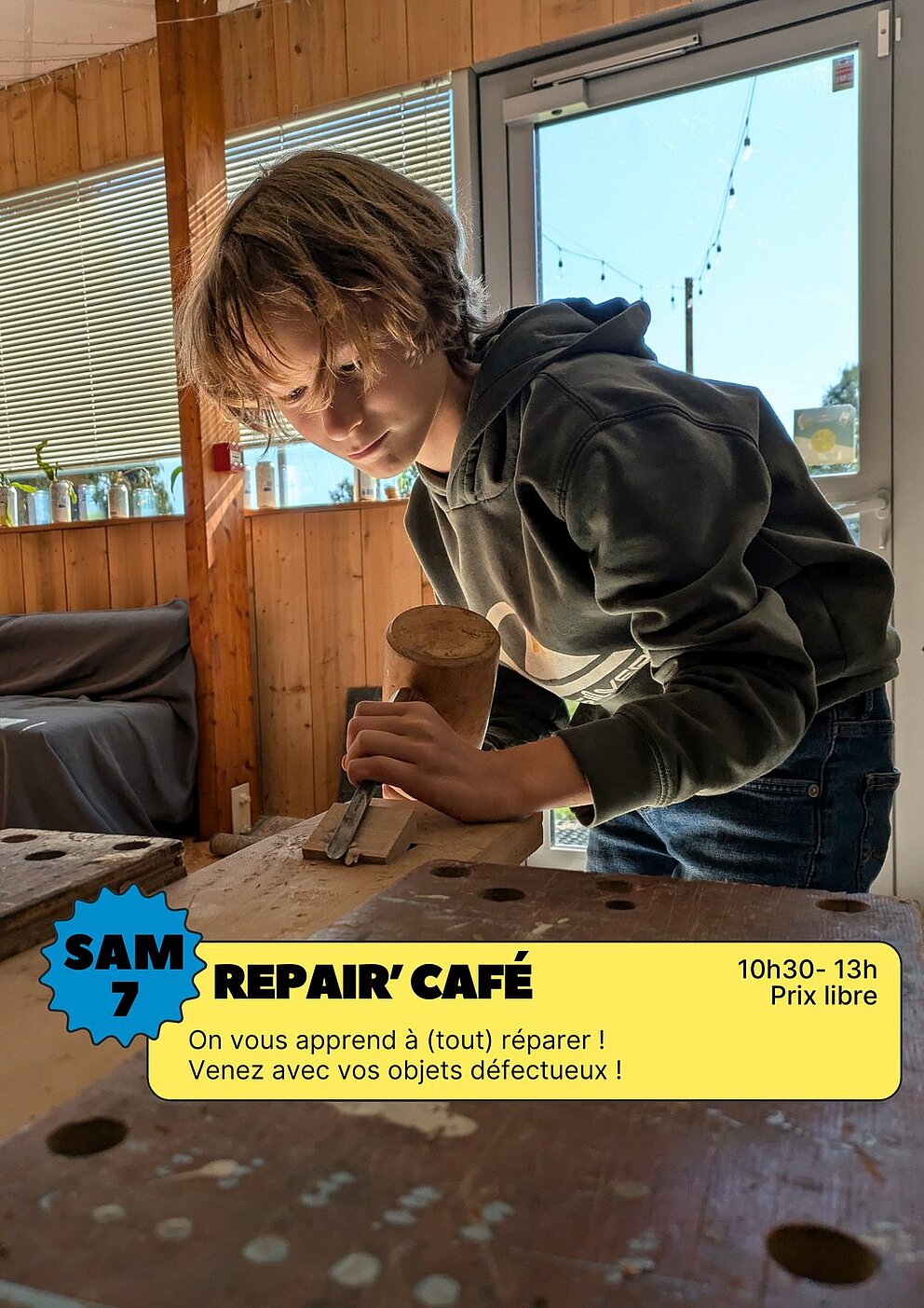Réparez avec nous au Repair café de Sofa !