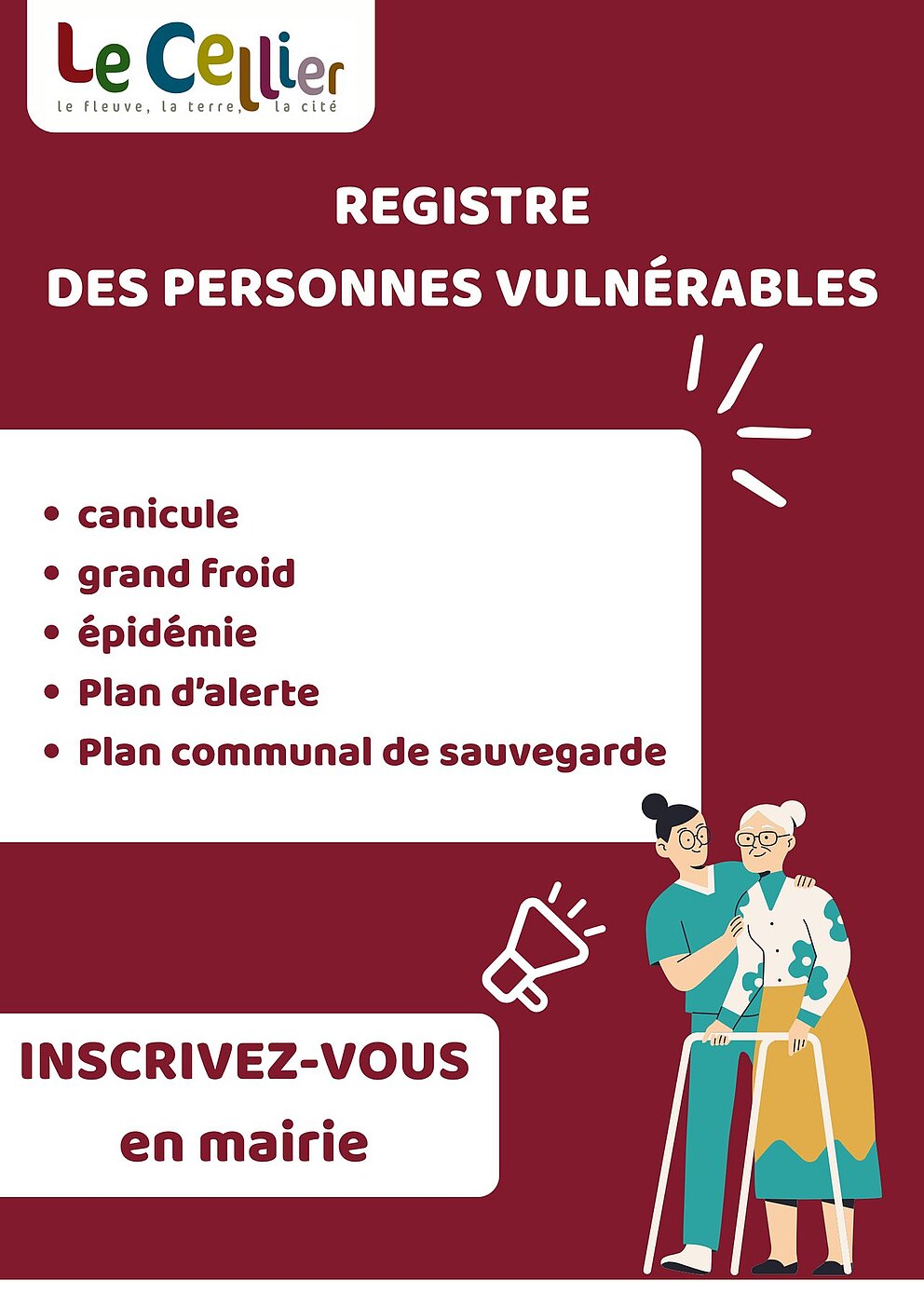 Registre des personnes vulnérables
