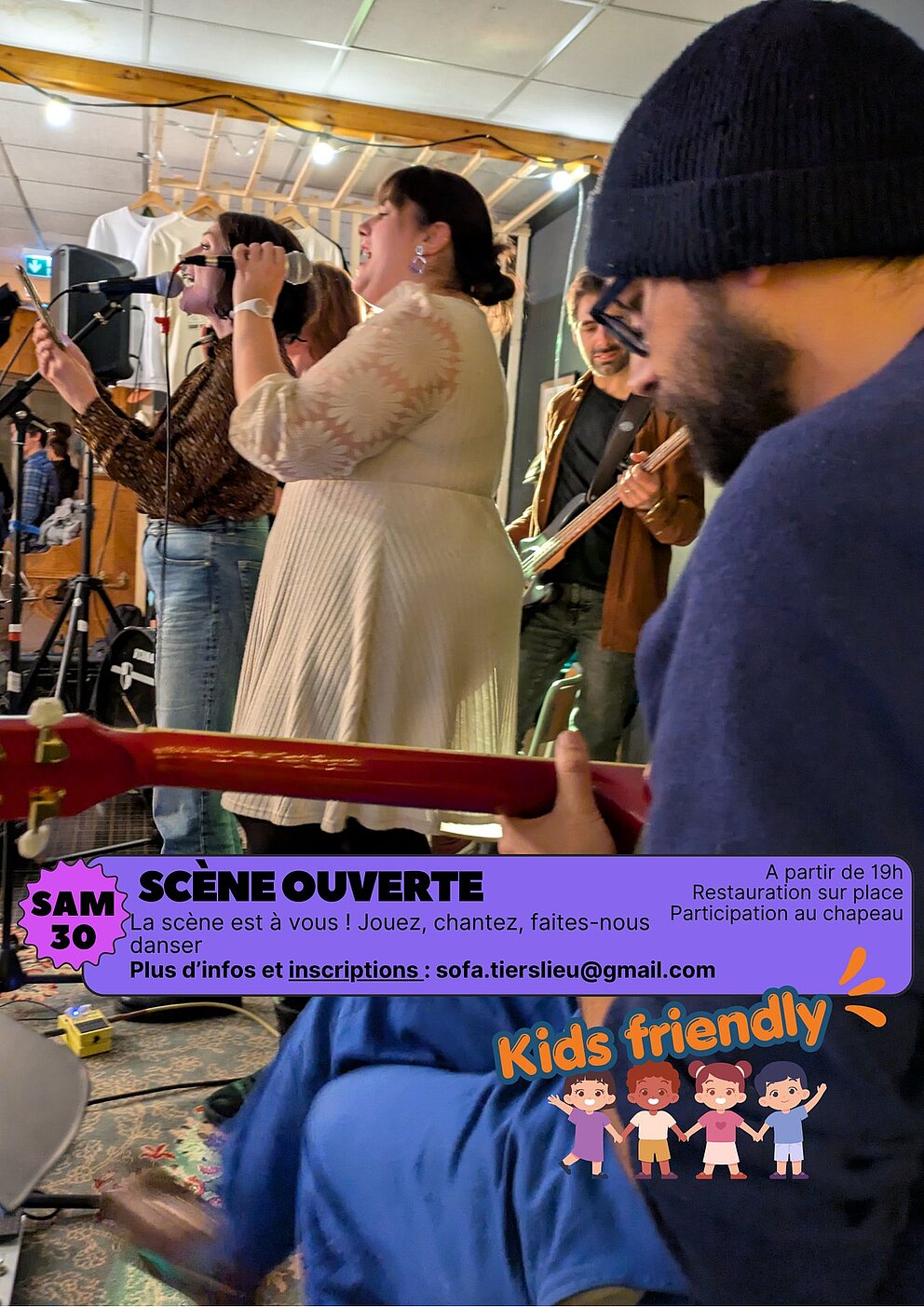Scène ouverte - Samedi 30 mai !