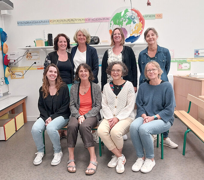 Équipe école maternelle publique Les Lonnières