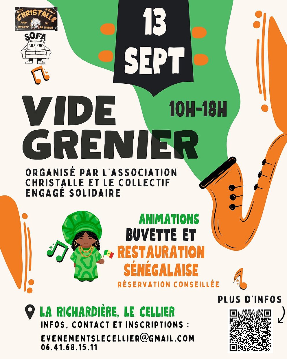 Bloquez la date : grand vide-grenier le 13 septembre !