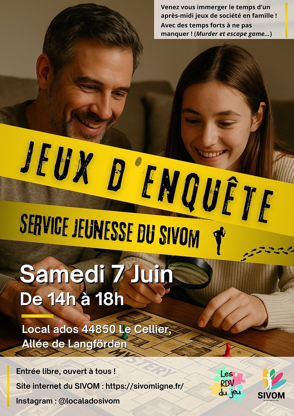 Un après-midi ludique autour des jeux d’enquête