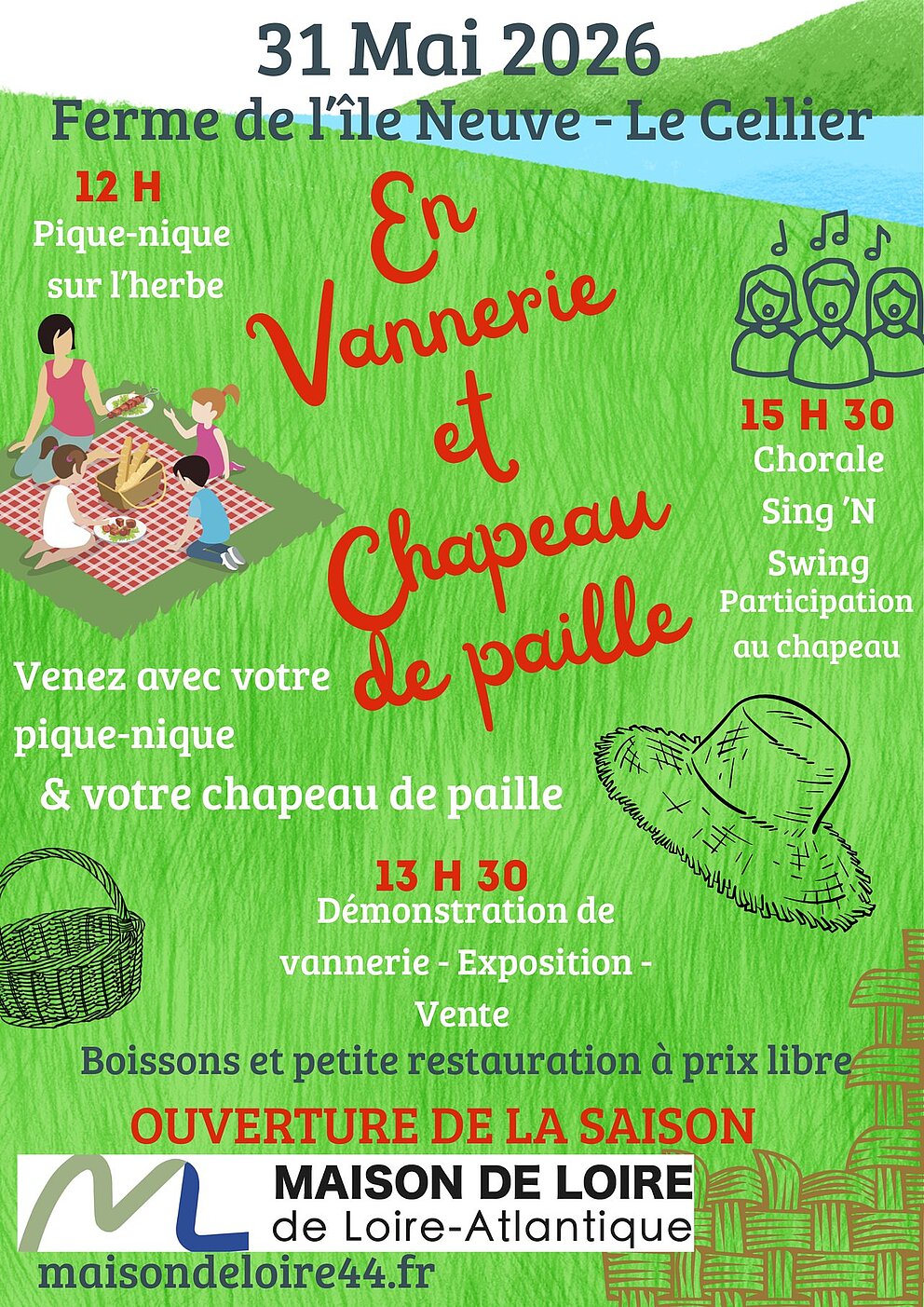 En Vannerie et Chapeau de paille