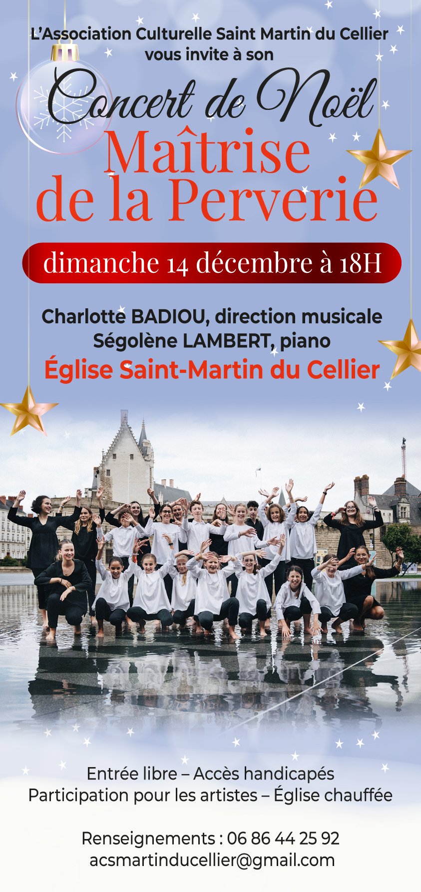 Concert de Noël - Association culturelle Saint-Martin du Cellier